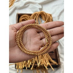 Handmade Impon Thalli Chain 24 Inch | Gold-Plated