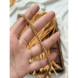 Handmade Impon Thalli Chain 24 Inch | Gold-Plated