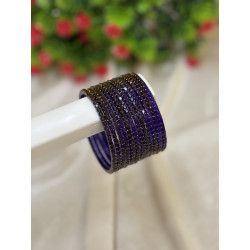 Cube cut Glass bangles