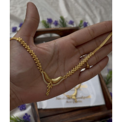 Leafy necklace ( one gram model)