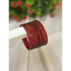 Cube cut Glass bangles