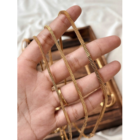 Box chain - gold plated (micro)