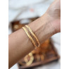 Wavy gold - daily wear bangles