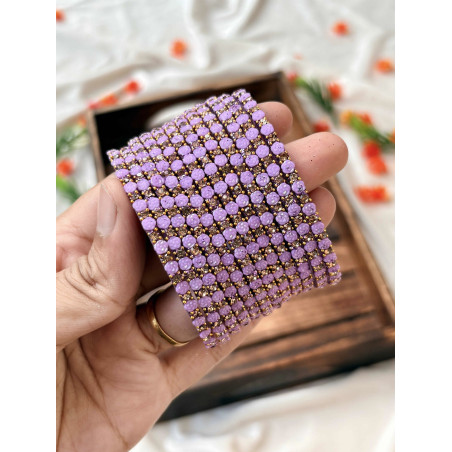 Rose bangle - lavender
