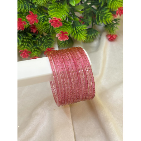 Cube cut Glass bangles