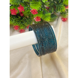 Cube cut Glass bangles