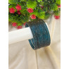 Cube cut Glass bangles