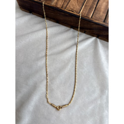 Unpolished impon godumai chain - 24 inch - Medium