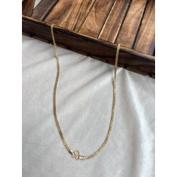 Impon unpolished 3 line Delhi chain 24 inch