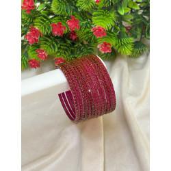 Cube cut Glass bangles