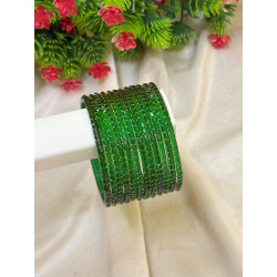 Cube cut Glass bangles