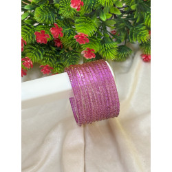 Cube cut Glass bangles