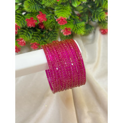 Cube cut Glass bangles