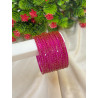 Cube cut Glass bangles