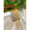 Cube cut Glass bangles