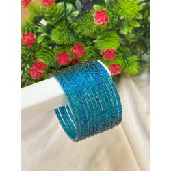 Cube cut Glass bangles