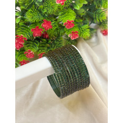 Cube cut Glass bangles