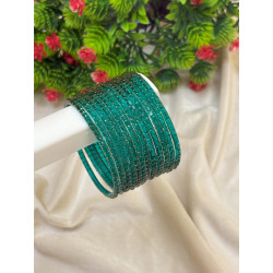 Cube cut Glass bangles