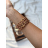 Matte Ruby Stone Bangle Matte Ruby Stone Bangle