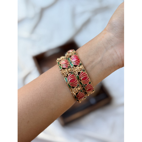 Lotus Lakshmi Bangle