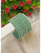 Stone Glass Bangle